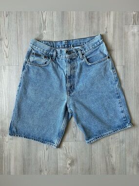 Men's Light Blue Denim Shorts